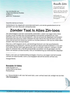 cover image of Zonder Taal Is Alles Zin-Loos